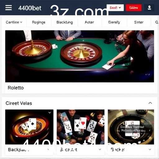 Cassino Ao Vivo: A Experiência Imersiva do Jogo Online no 4400bet